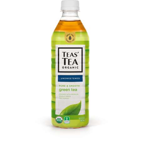 TEAS TEA Tea Unsweetened Pure Green 16.9 fl. oz., PK12 08000